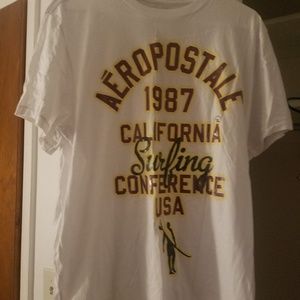 NWT Men's XL White Aeropostale T-Shirt